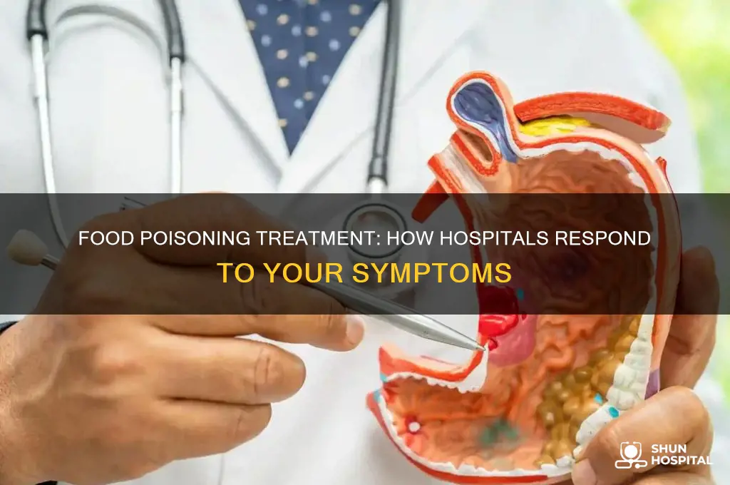 what do hospitals do if you have food poisoning