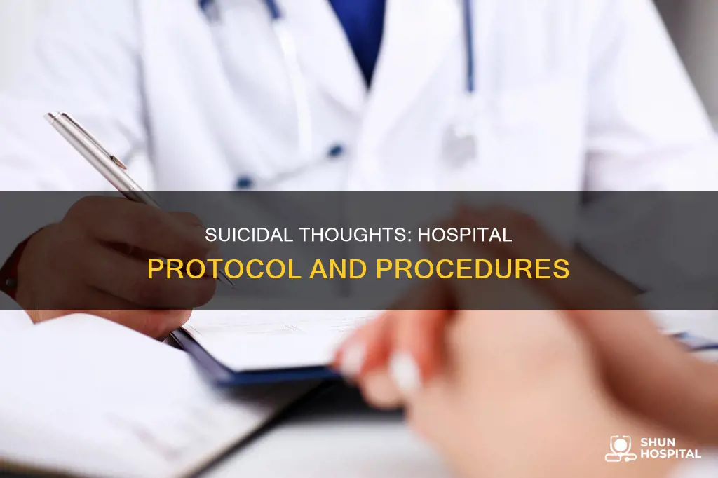 what do hospitals do if your suicidal