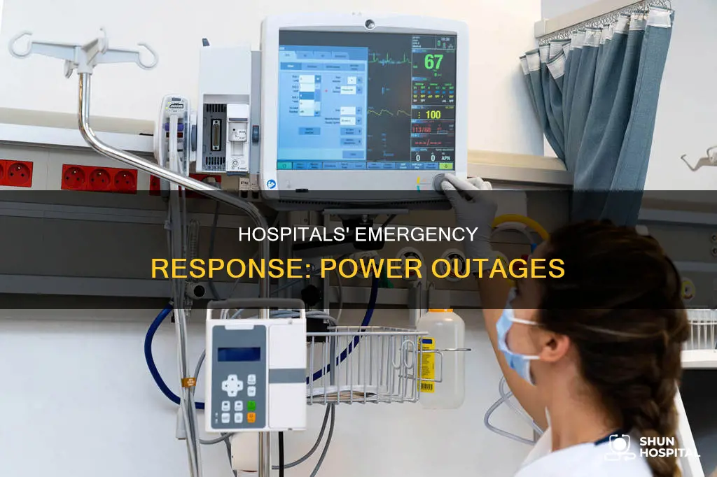 what do hospitals do in power outages
