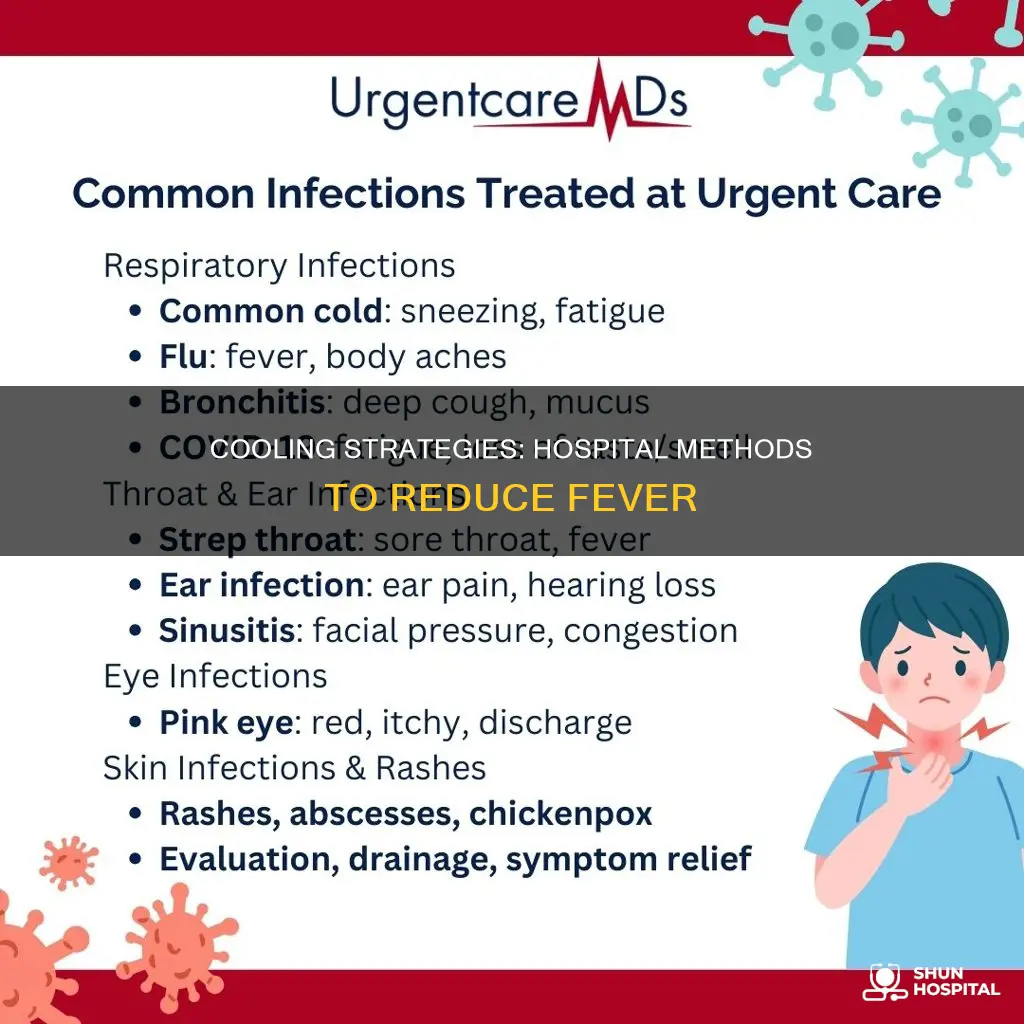 what do hospitals do to reduce fever