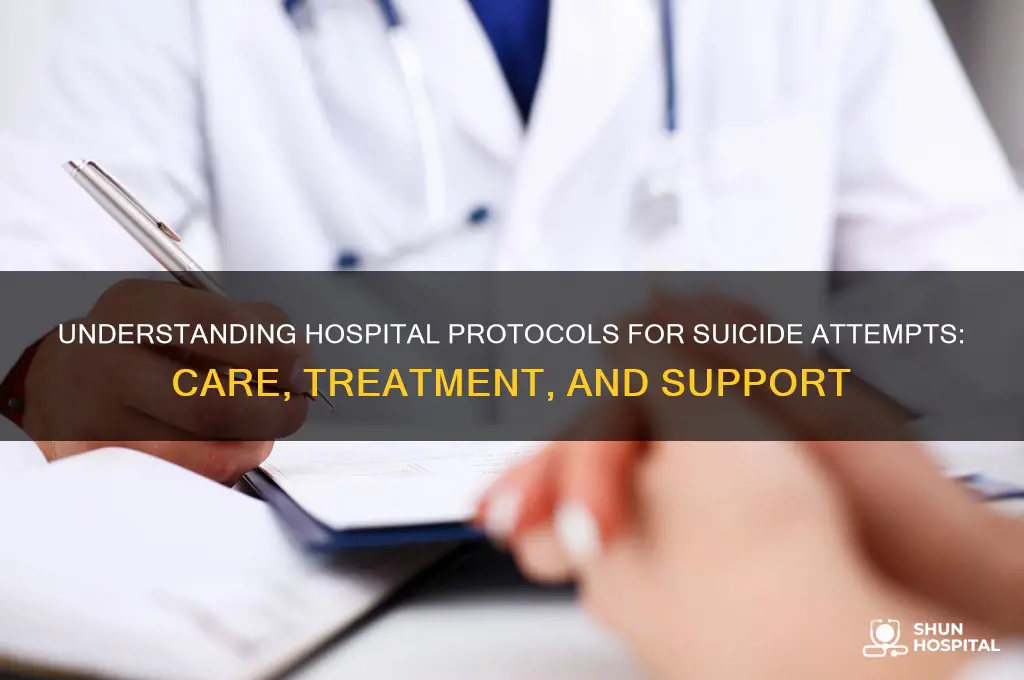 what do hospitals do when someone tries to commit suicide