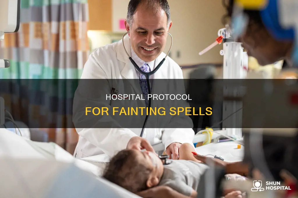 what do hospitals do when you faint