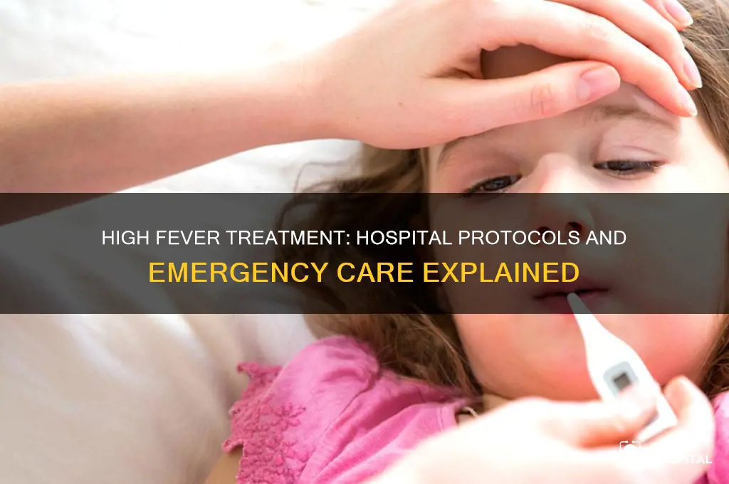 what do hospitals do when you have a high fever