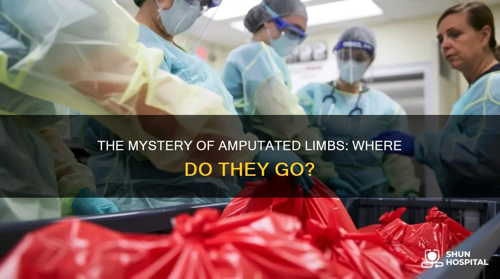 what do hospitals do with amputated limbs