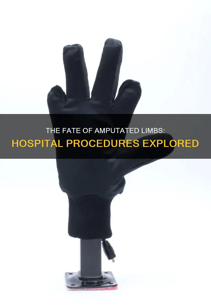 what do hospitals do with amutated parts