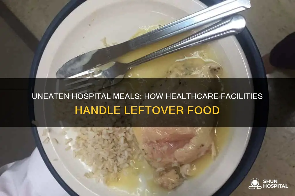 what do hospitals do with food people don