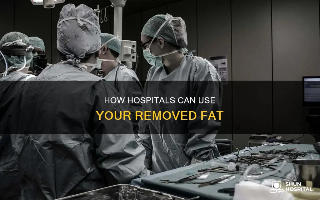what do hospitals do with removed fat