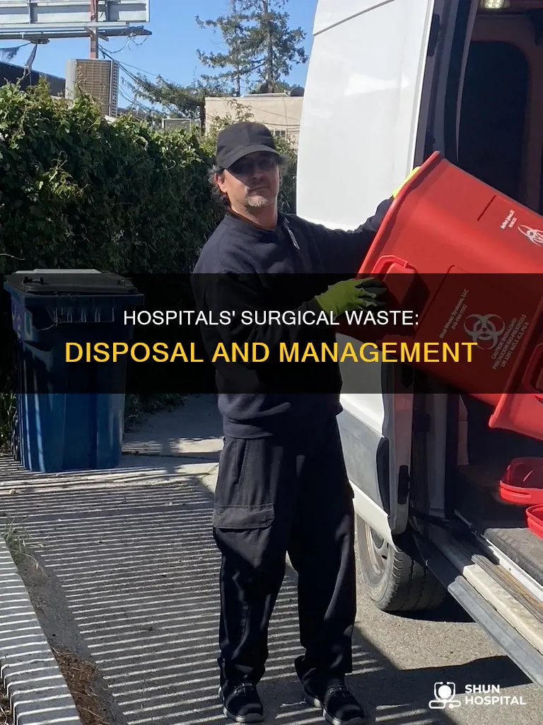 what do hospitals do with surgical waste