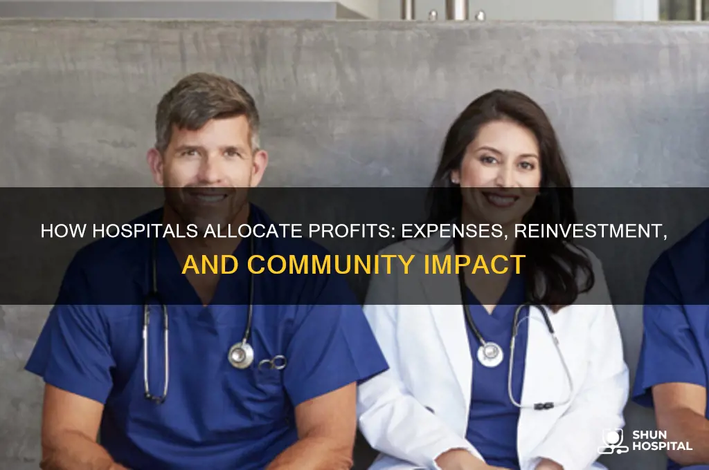 what do hospitals do with the money the make