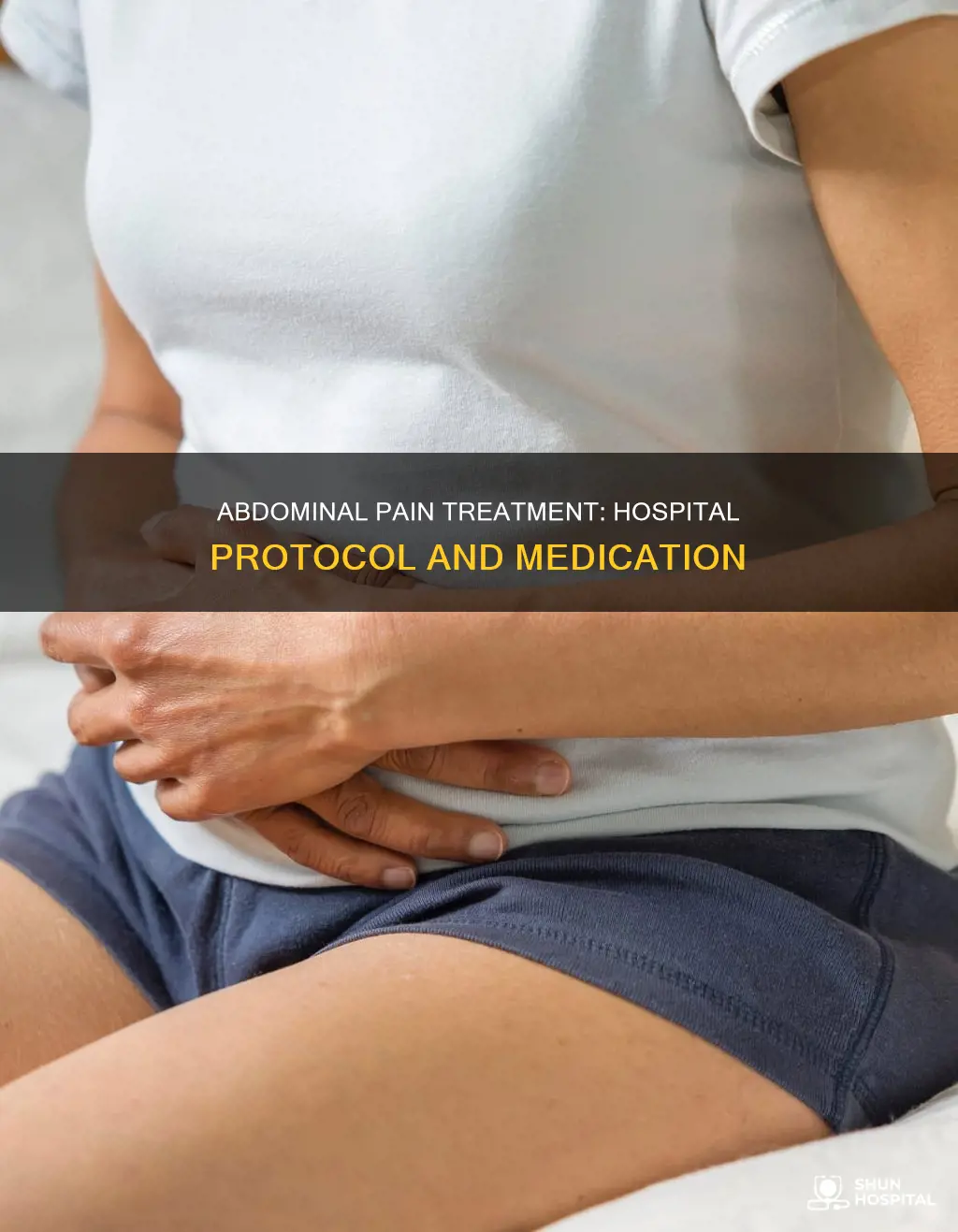 what do hospitals give for abdominal pain