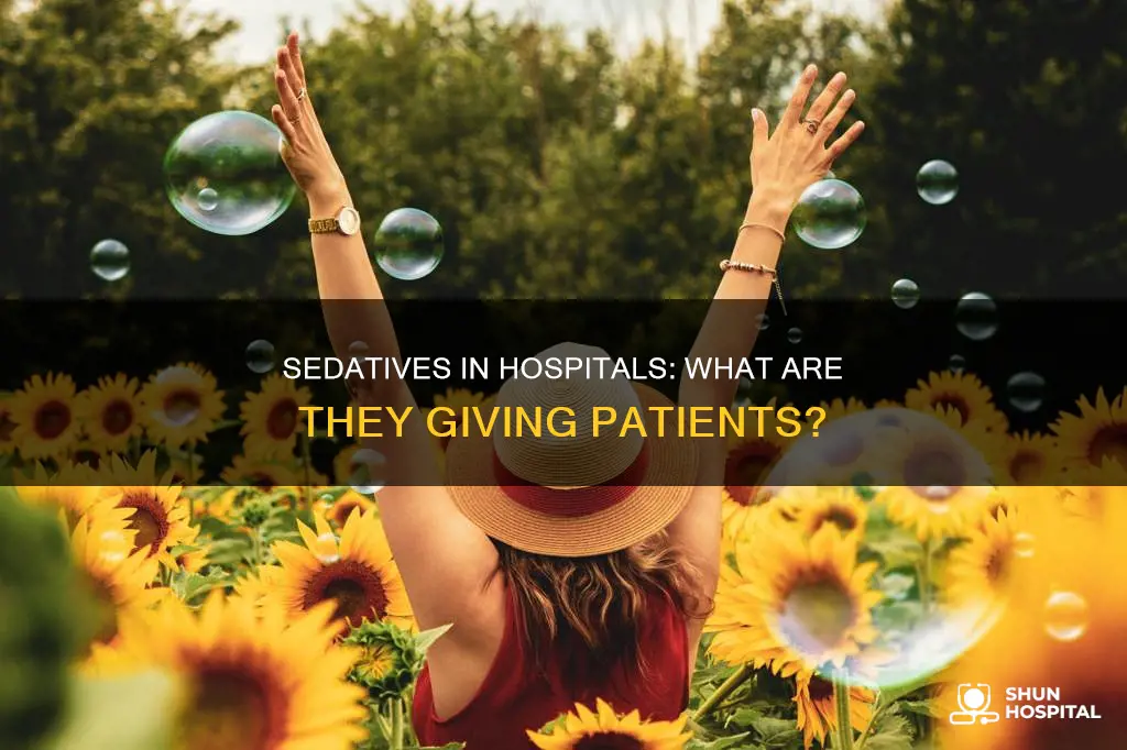 what do hospitals give people to sleep