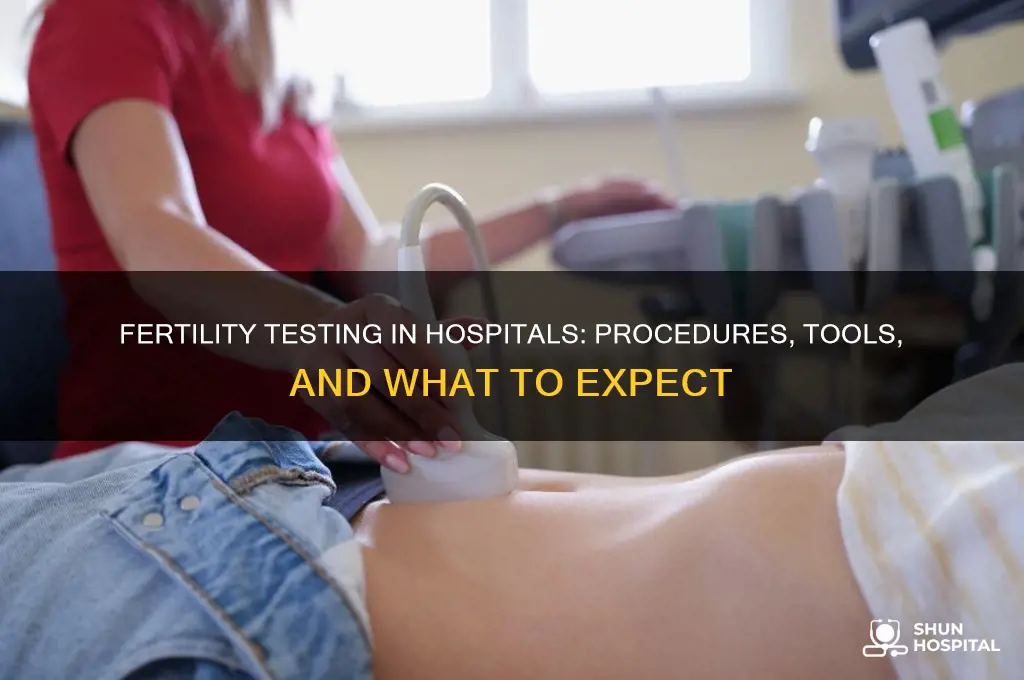 what do hospitals give you for a fertility test