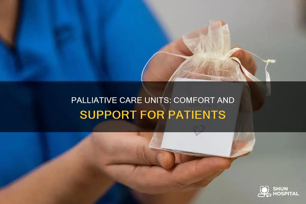 what do hospitals palliative care units do