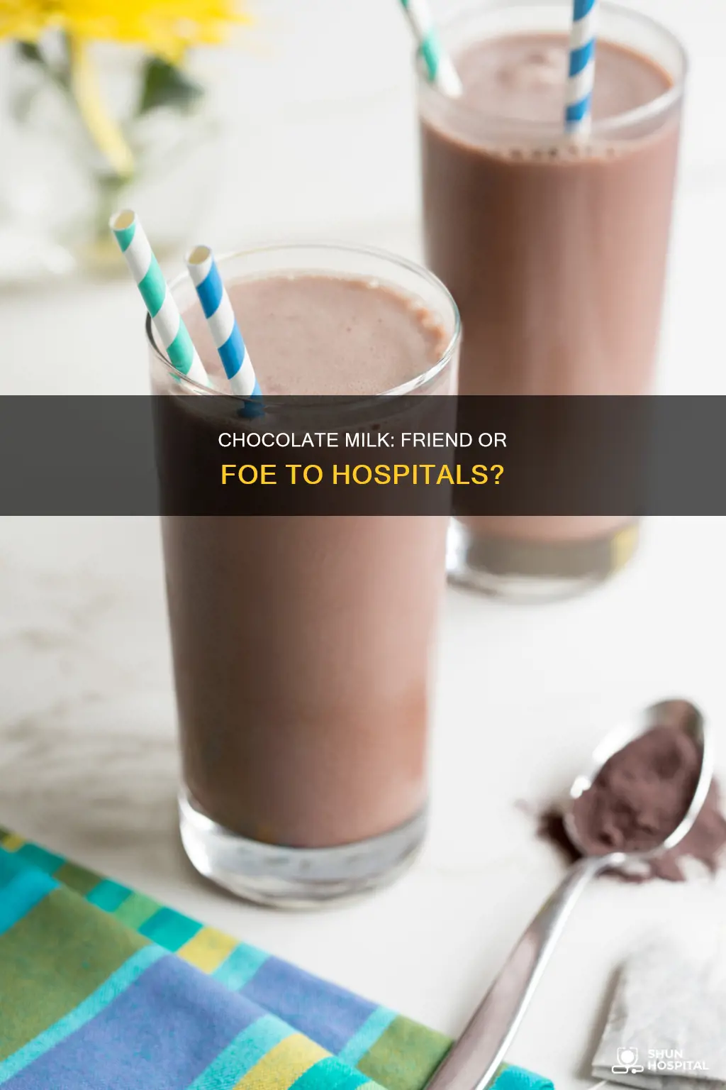 what do hospitals say about chocolate milk
