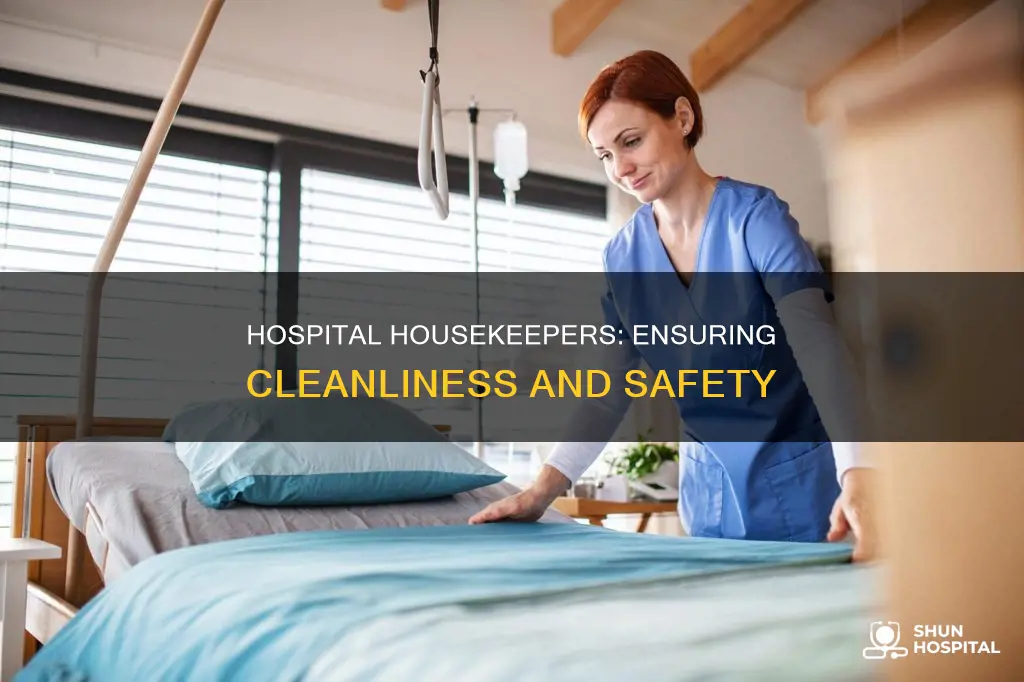 what do housekeepers do in a hospital
