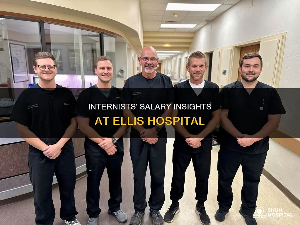 what do internists make at ellis hospital