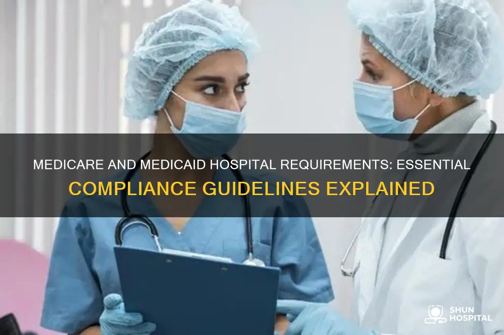 what do medicare and medicaid programs require of hospitals
