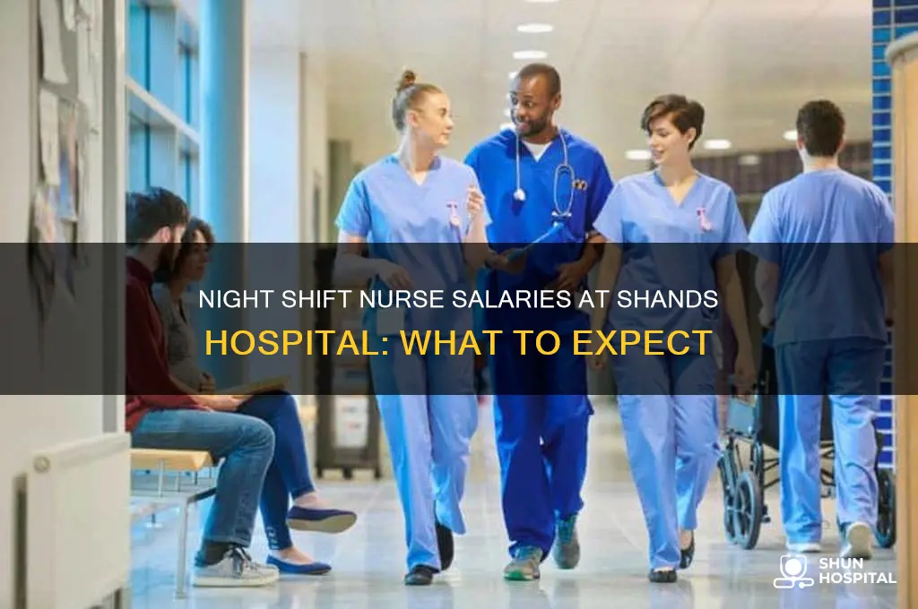 what do night shift nurses make at shands hospital