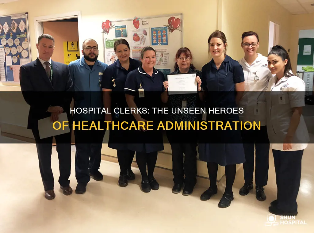 what do or clerks in hospital do