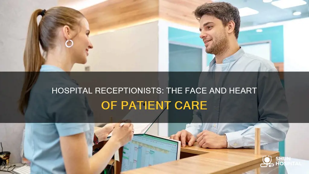 what do receptionist do at a hospital