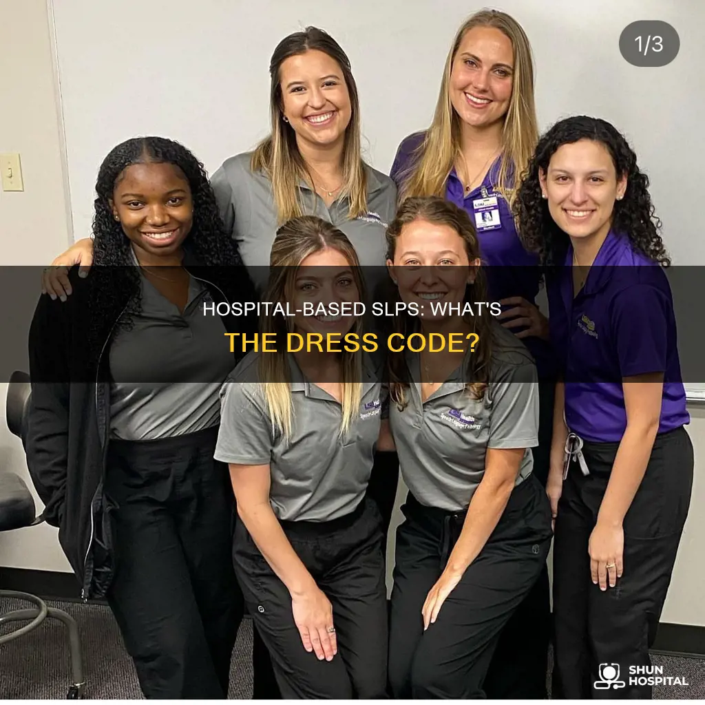 what do speech pathologists wear in hospitals