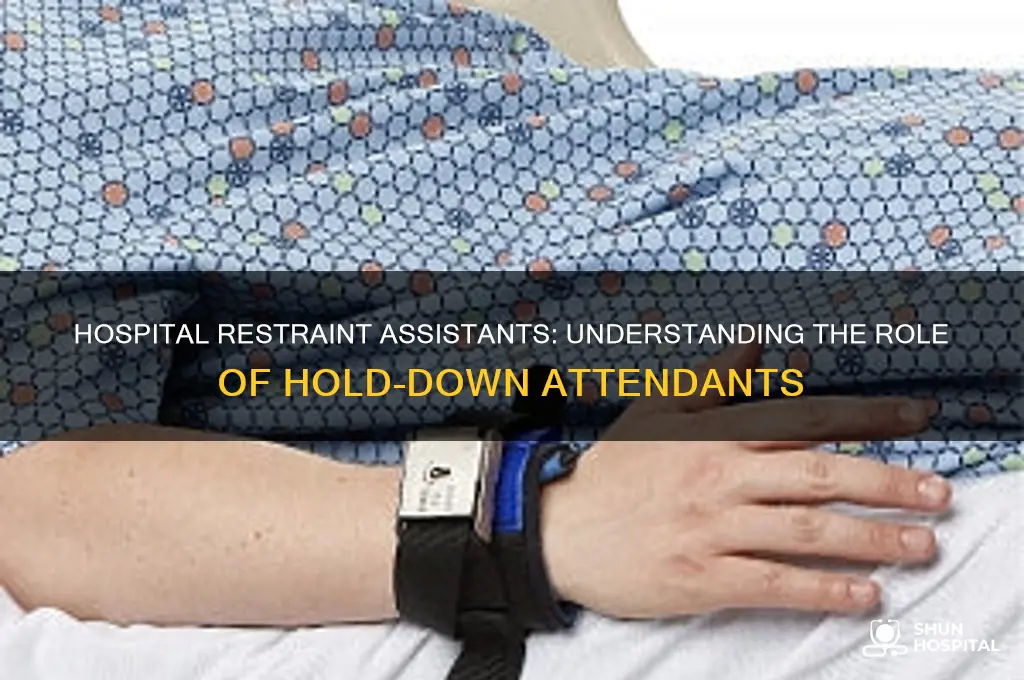 what do they call hospital attendants who hold you down