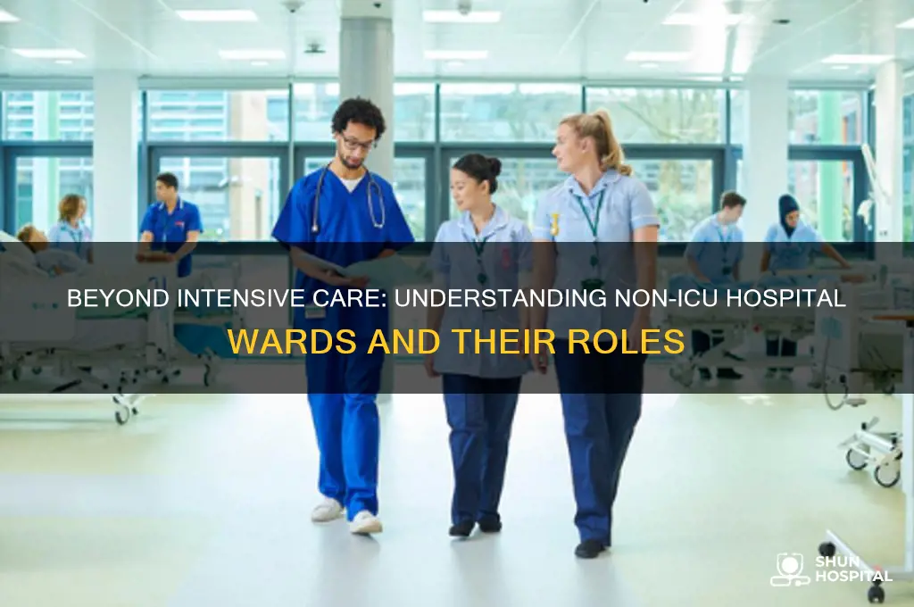 what do they call the non-icu area of hospital