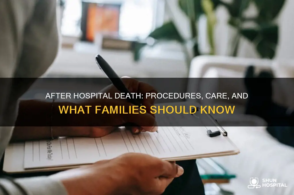 what do they do after you die in a hospital