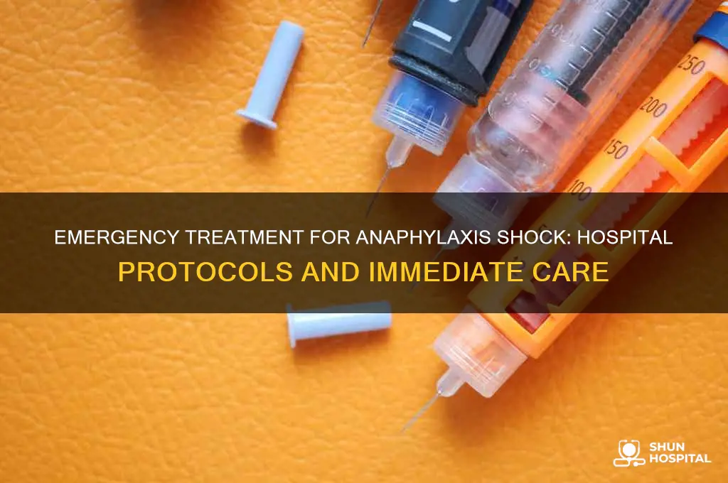 what do they do at the hospital for anaphalasix shock