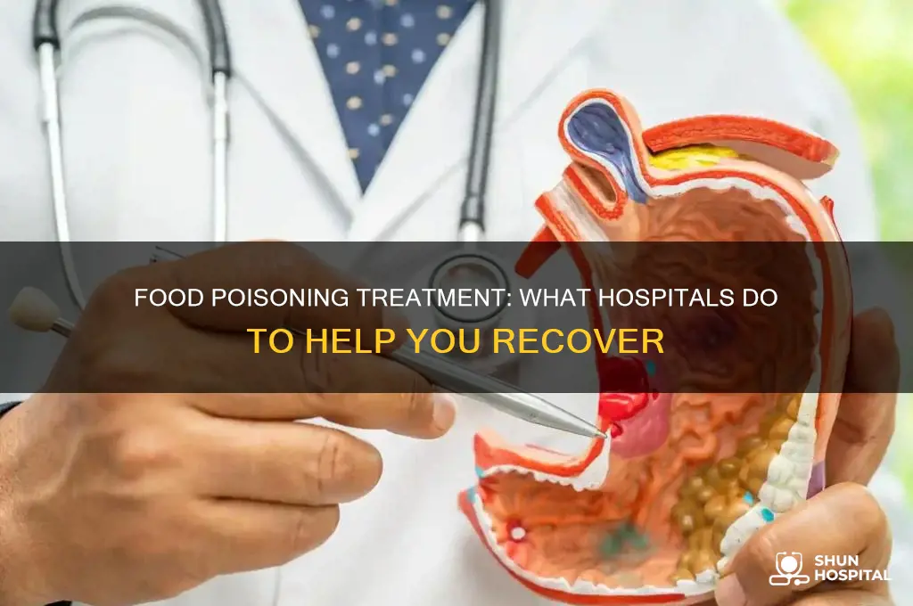 what do they do at the hospital for food poisoning