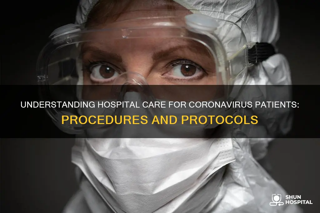 what do they do in the hospital for coronavirus