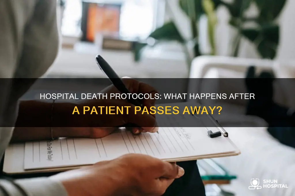 what do they do when someone dies in the hospital