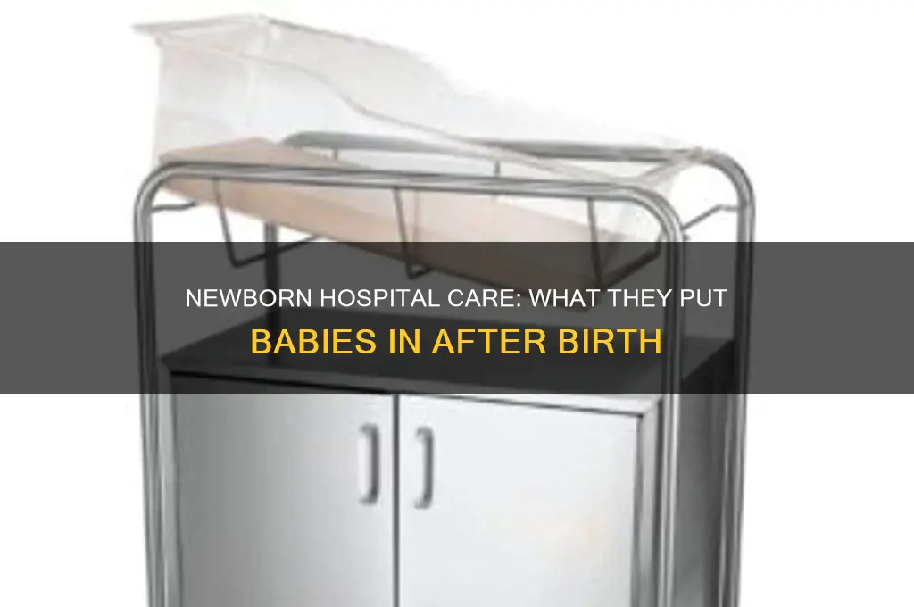 what do they put newborns in at the hospital