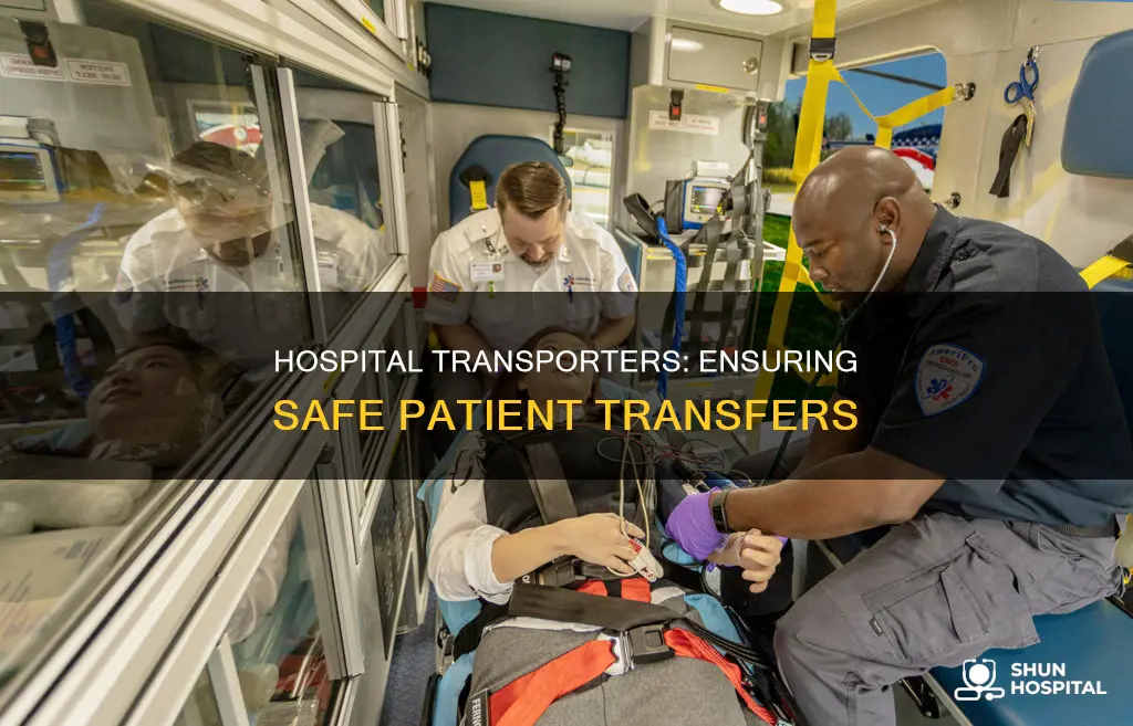 what do transporters do in a hospital