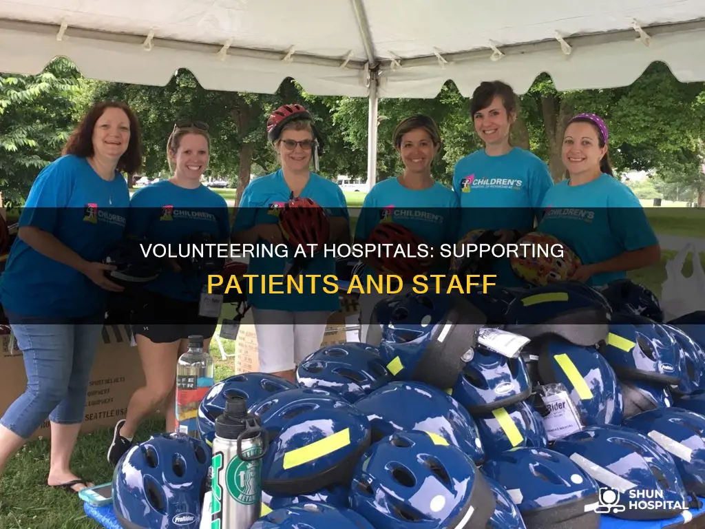 what do volunteers do at a hospital