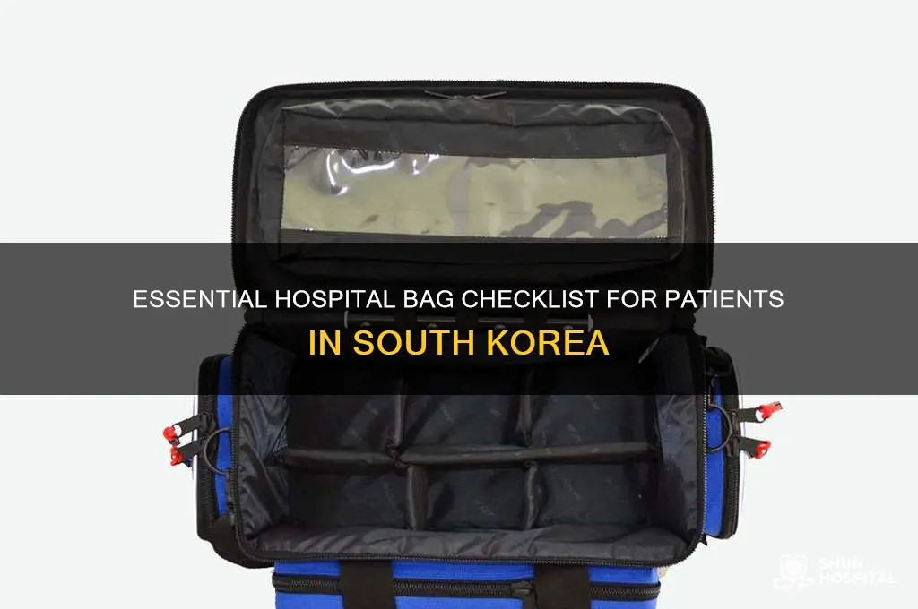 what do you bring to the hospital in korea
