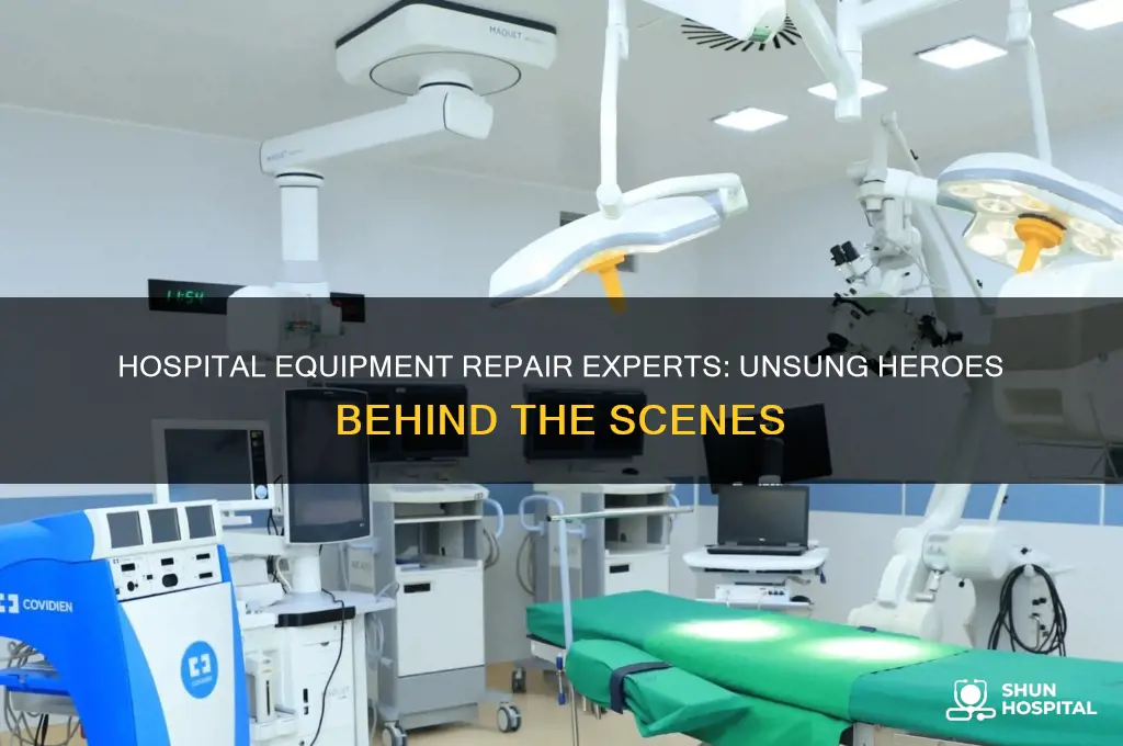what do you call a person that repairs hospital equipment