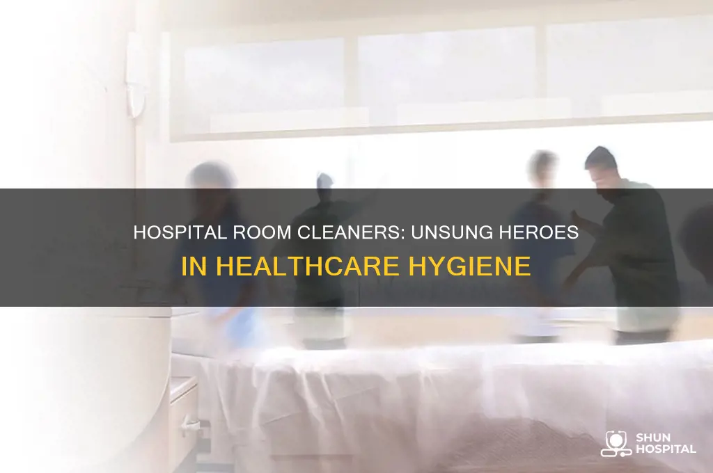 what do you call someone who cleans hospital rooms
