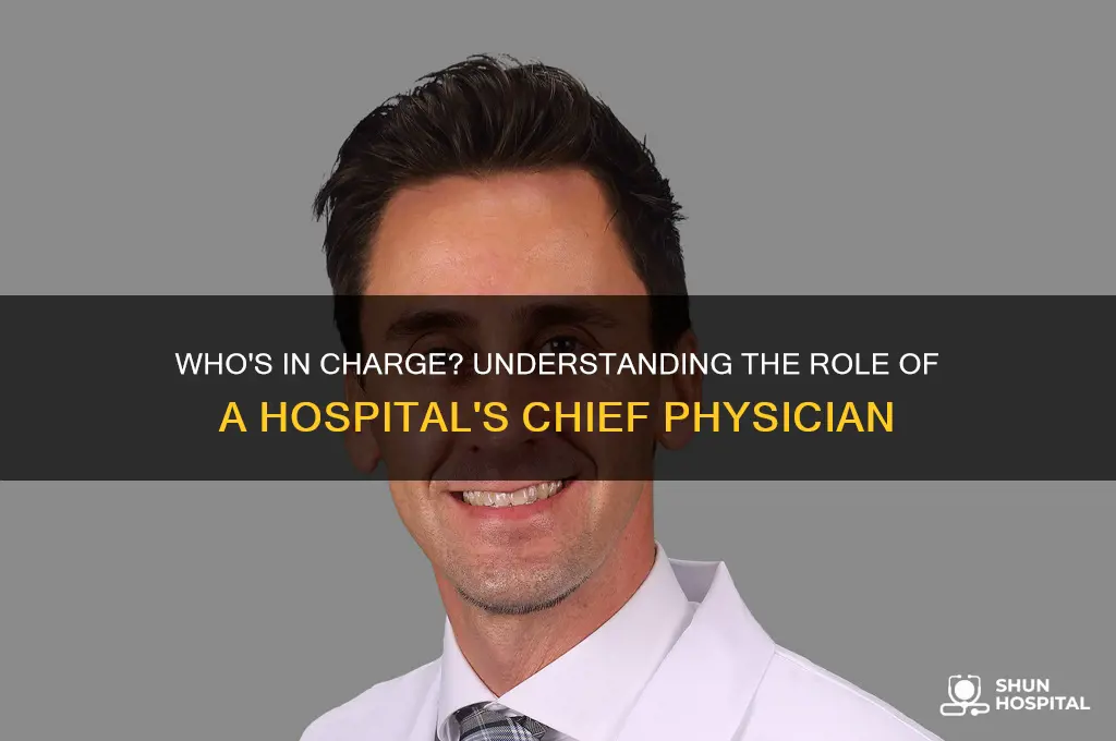 what do you call the head doctor of a hospital