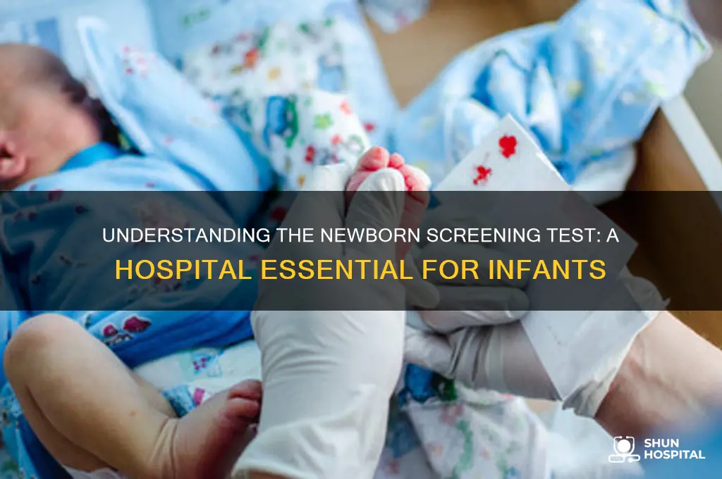 what do you call the newborn screening test in hospital