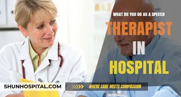 Hospital Speech Therapy: Roles, Responsibilities, and Patient Care Strategies