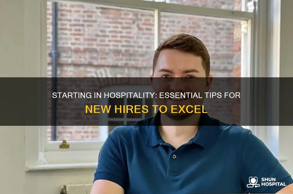 what do you do if your are hired at hospitality