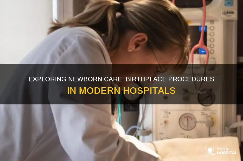 what do you do in the birthplace in hospitals