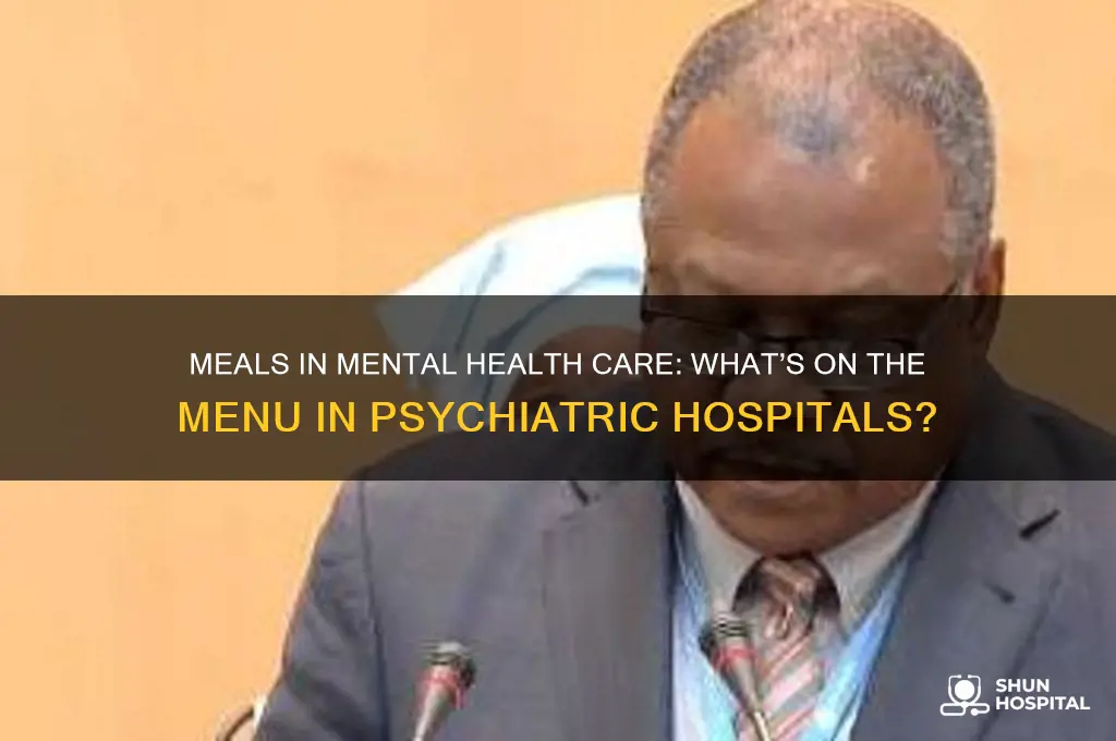 what do you eat with in a psyciatric hospital
