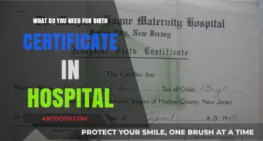 Essential Documents for Obtaining a Birth Certificate at the Hospital