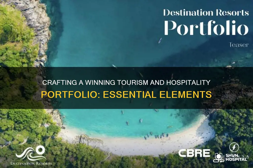 what do you put in a tourism and hospitality portfolio