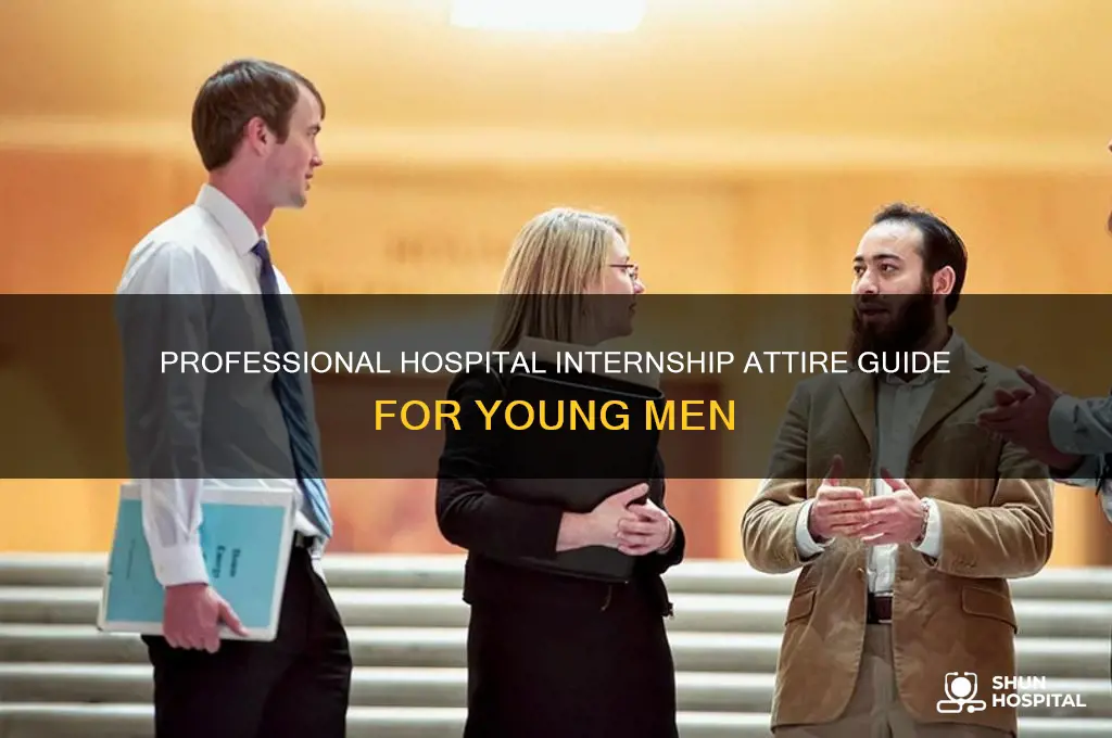 what do young men wear for internship at a hospital
