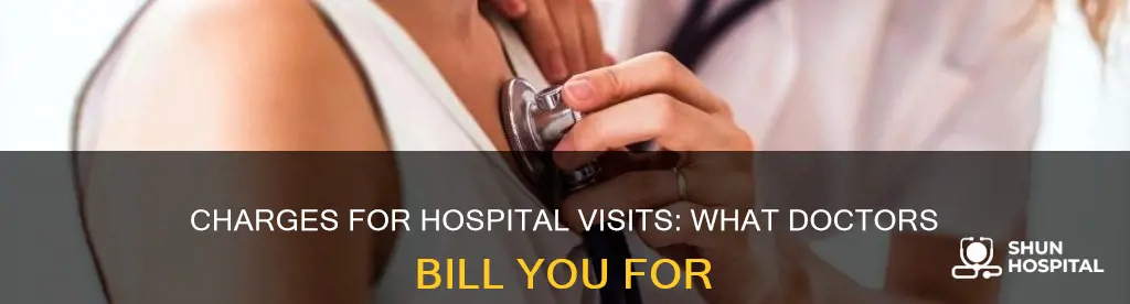 what doctors charge for in hospital visit