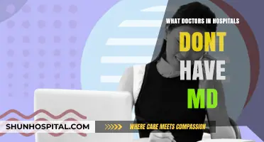 Hospitals' Doctors Without MDs: Who Are They?