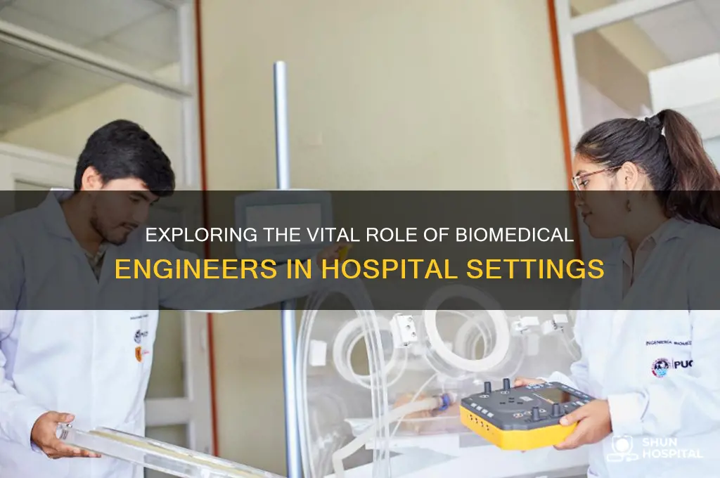 what does a biomedical engineer do in a hospital